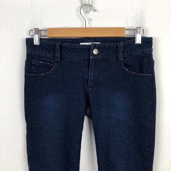 Alice + Olivia Skinny Zip Ankle Dark Wash Jeans  0 - Picture 2 of 16